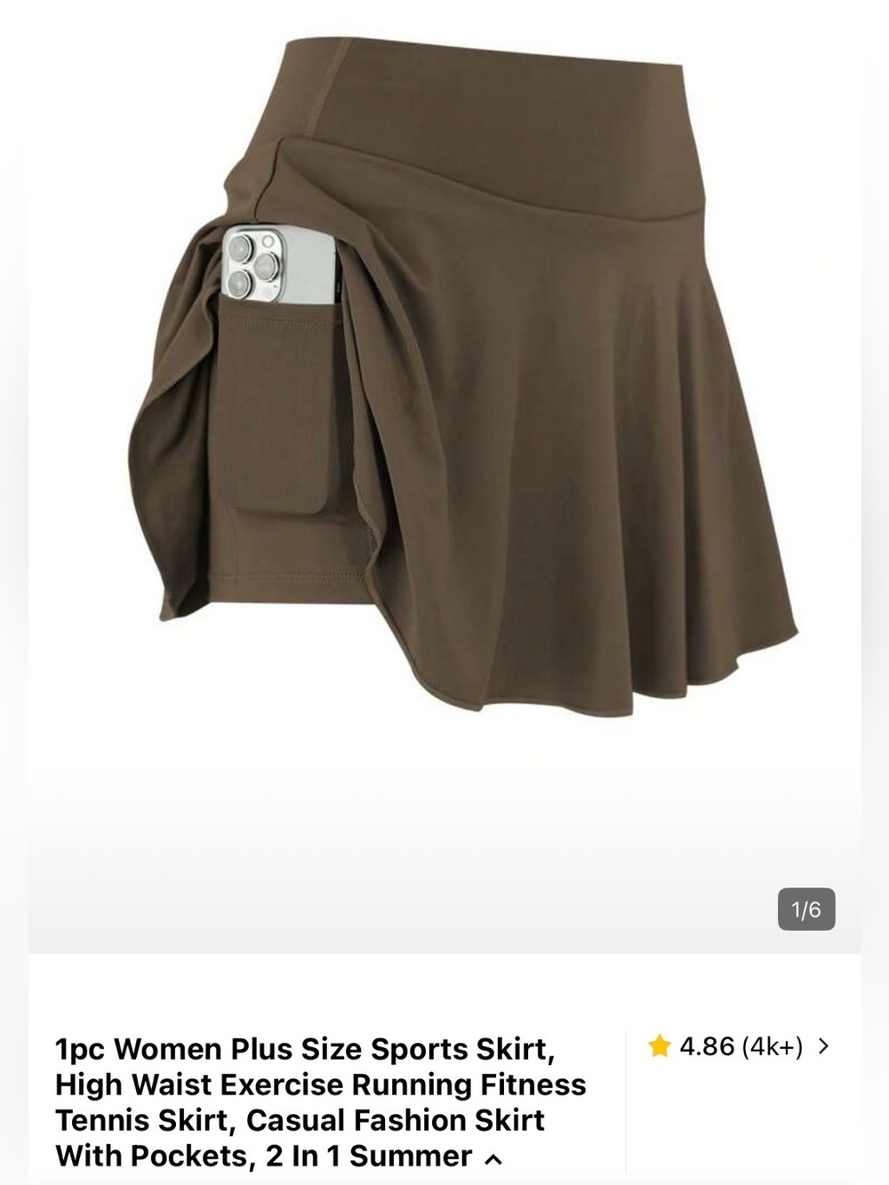 shein Brown shirt